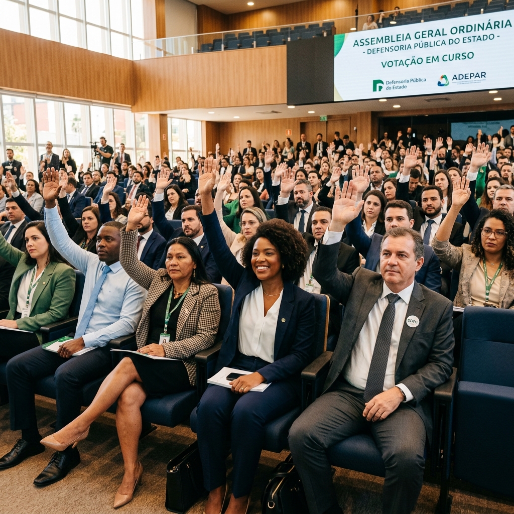 Assembleia Geral com votação expressiva de Defensoras e Defensores